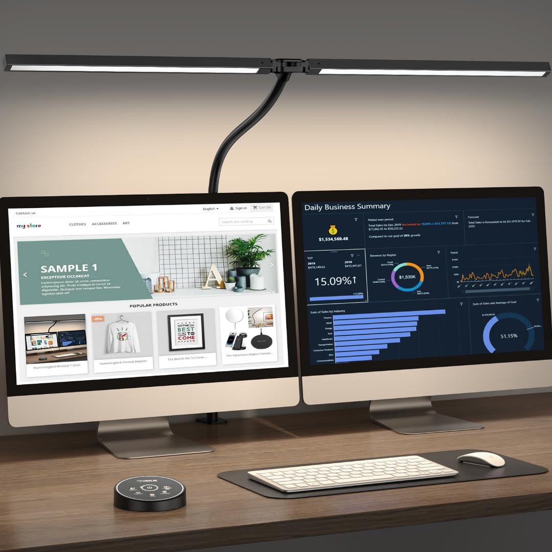USALighting Multi-Use LED Office & Home Desk Lamp