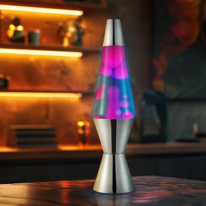 Purple LED Liquid Motion Accent LAVA Lamp
