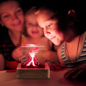 Erupting Volcano Lava Night Light Lamp