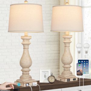 Coordinated Matching Table Lamp Set of 2