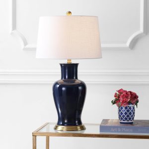 VoltNest 29" Artisan Ceramic LED Accent Table Lamp